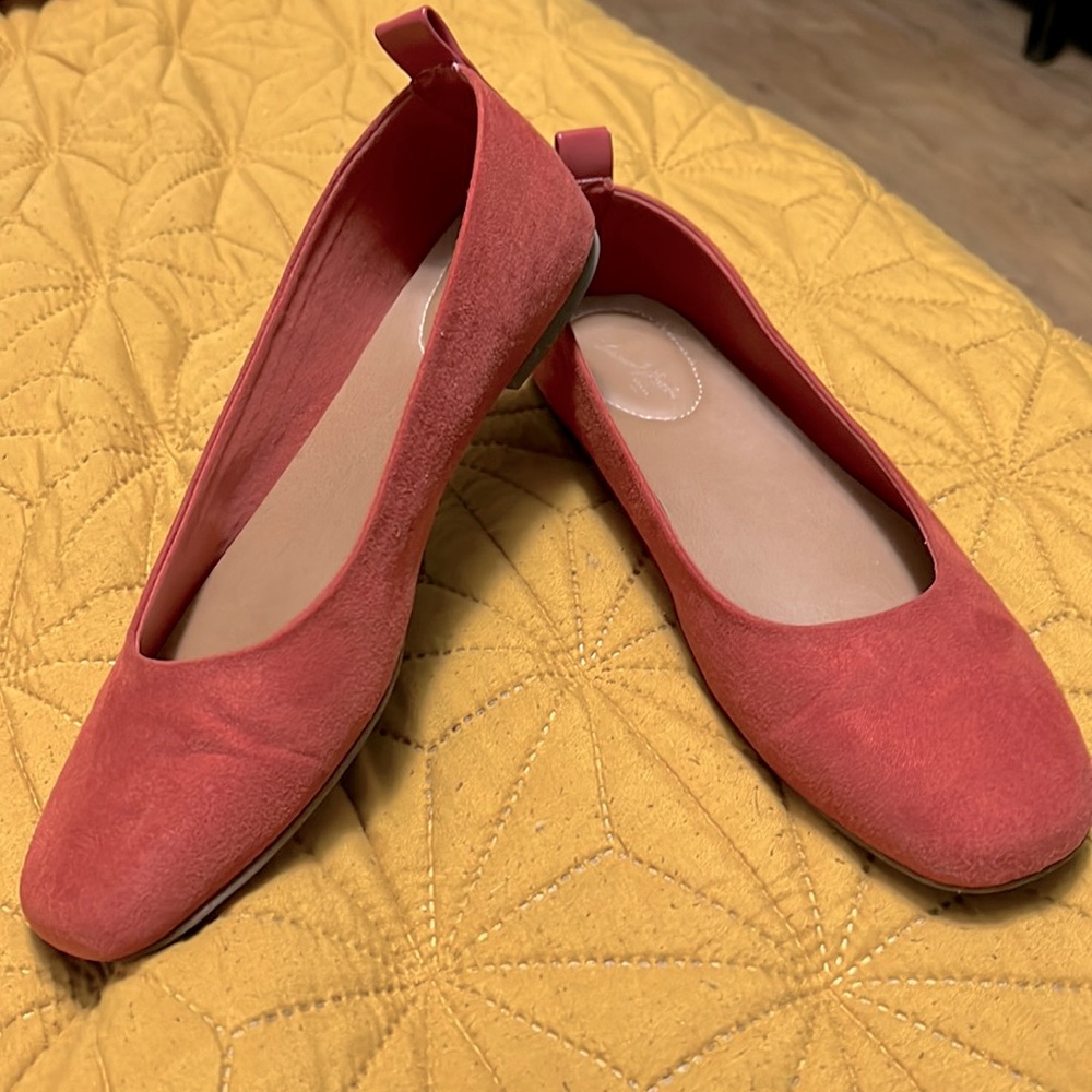 GUC Universal Thread Rust/Orange Ballet Flats 7.5